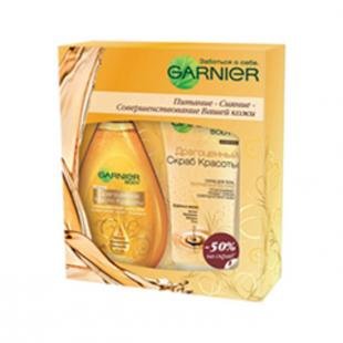Скраб Garnier, garnier набор ultimate beauty. драгоценное масло красоты (объем 150 мл + 200 мл)