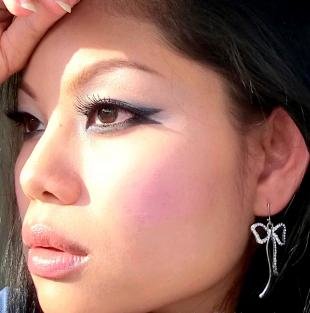 Азиатский макияж, макияж со стрелками для азиатских глаз