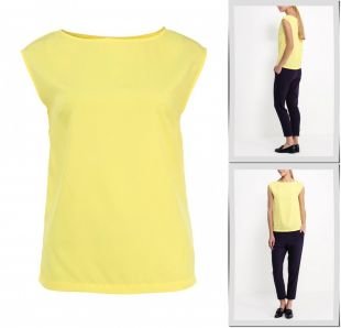 Желтые блузки, блуза top secret, весна-лето 2015
